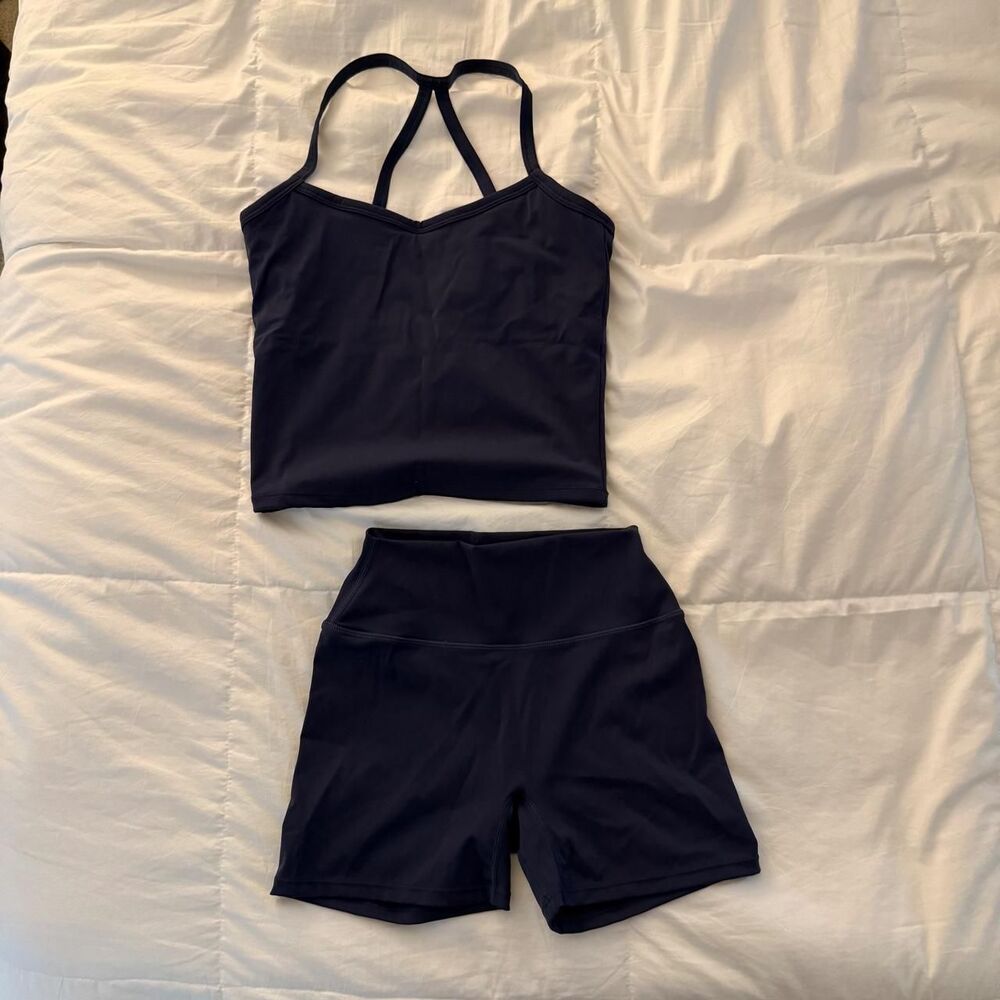 Unbranded Women's Navy and Black Leggings